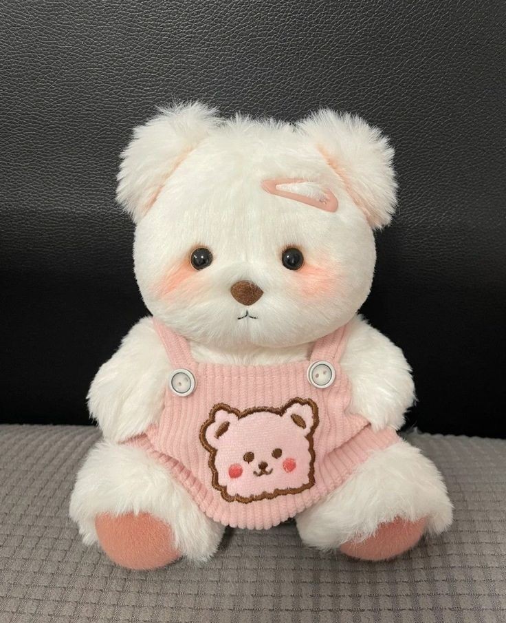 Gấu Bông Teddy Mặc Yếm Hồng