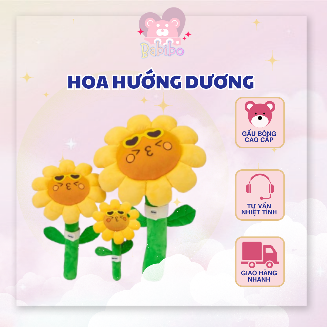 Hoa Hướng Dương Gấu Bông Babibo