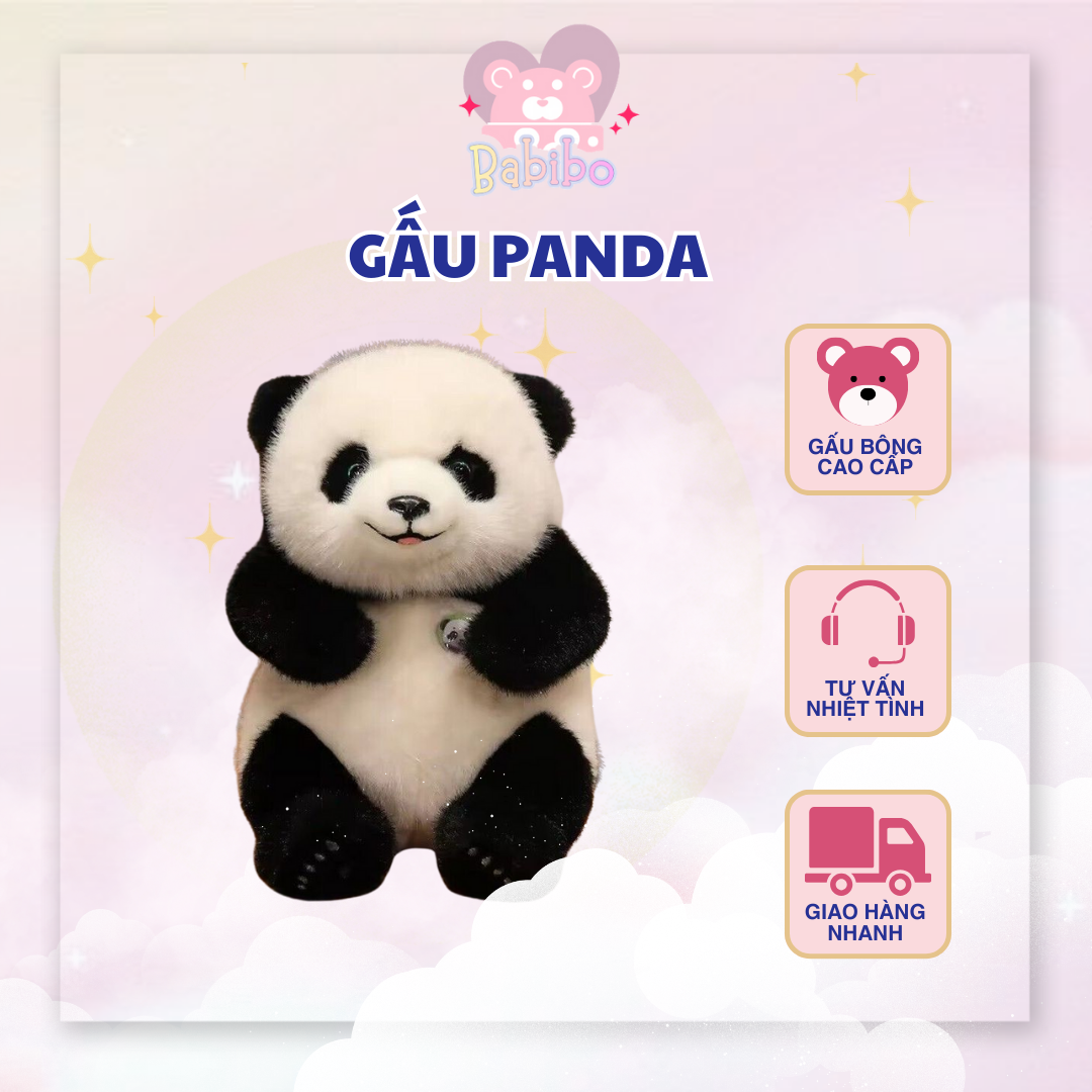 Gấu Bông Panda Babibo