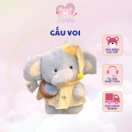 Gấu Bông Voi Con Mặc Pyjama Vàng Dễ Thương