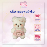 Gấu Bông Teddy Mặc Yếm Hồng