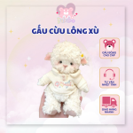 Thú Bông Cừu Trắng Mặc Áo Len Dễ Thương