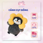 Thú Bông Chim Cánh Cụt Đeo Hoa Babibo