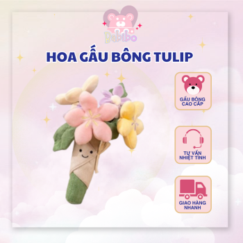 Hoa Gấu Bông Tulip Babibo
