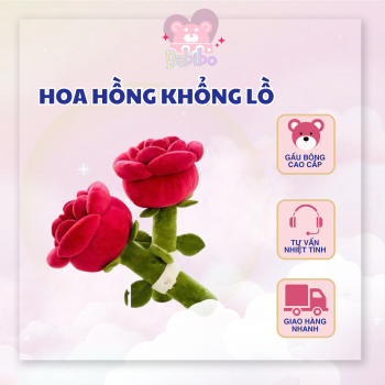 Hoa Hồng Gấu Bông Khổng Lồ Babibo